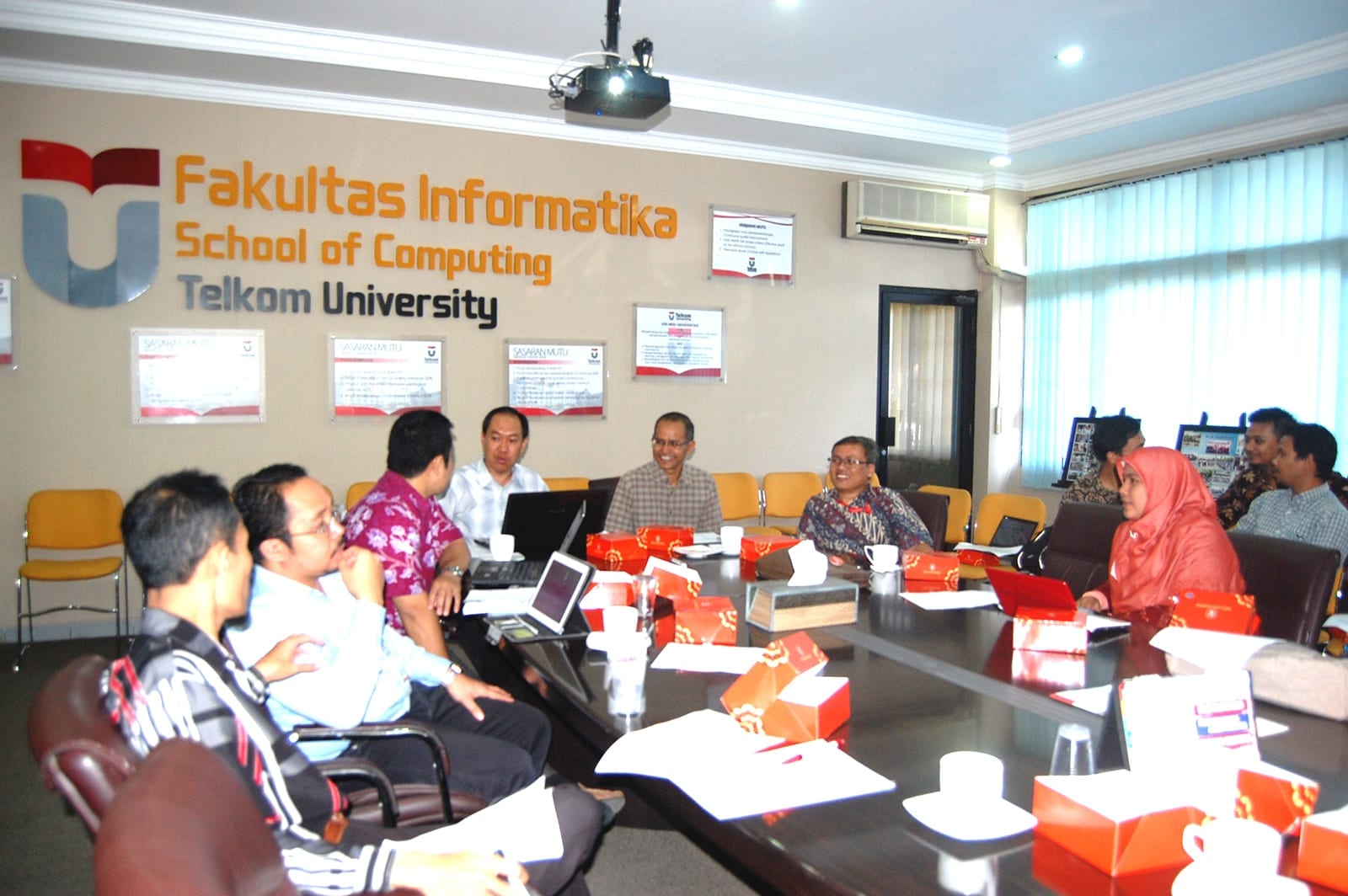 Gallery of Bachelor of Informatics Accreditation Meeting
