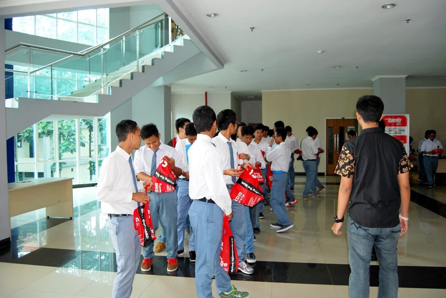 Gallery of Telkom University SOC Receiving Assalam Surakarta Vocational School Visit