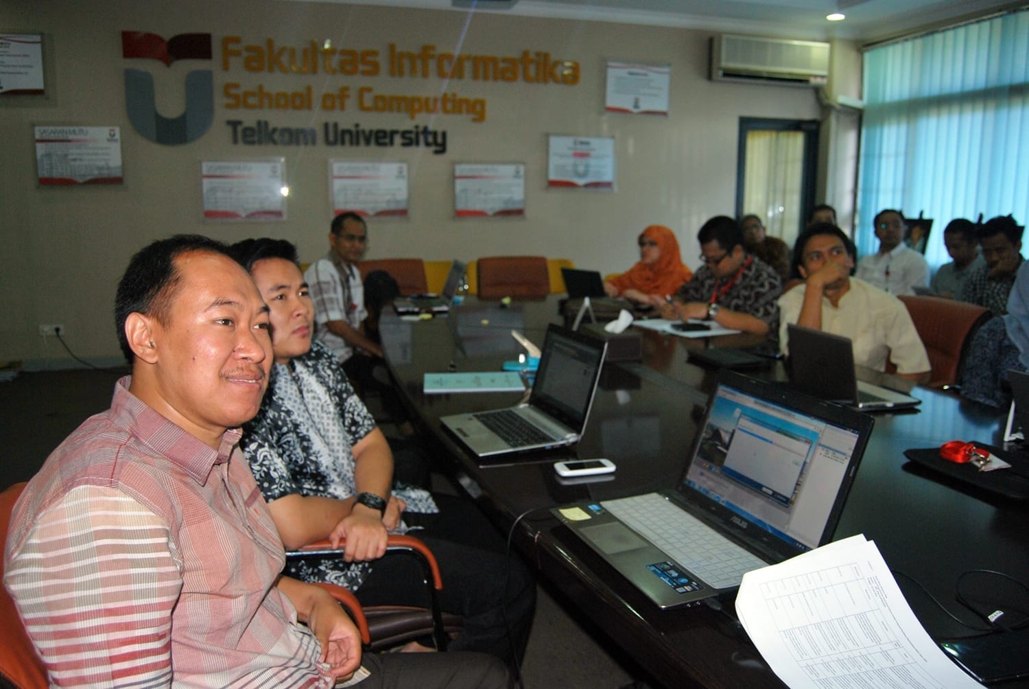 Gallery of Socialization of Informatics Engineering Study Program Vision and Mission for Lecturers