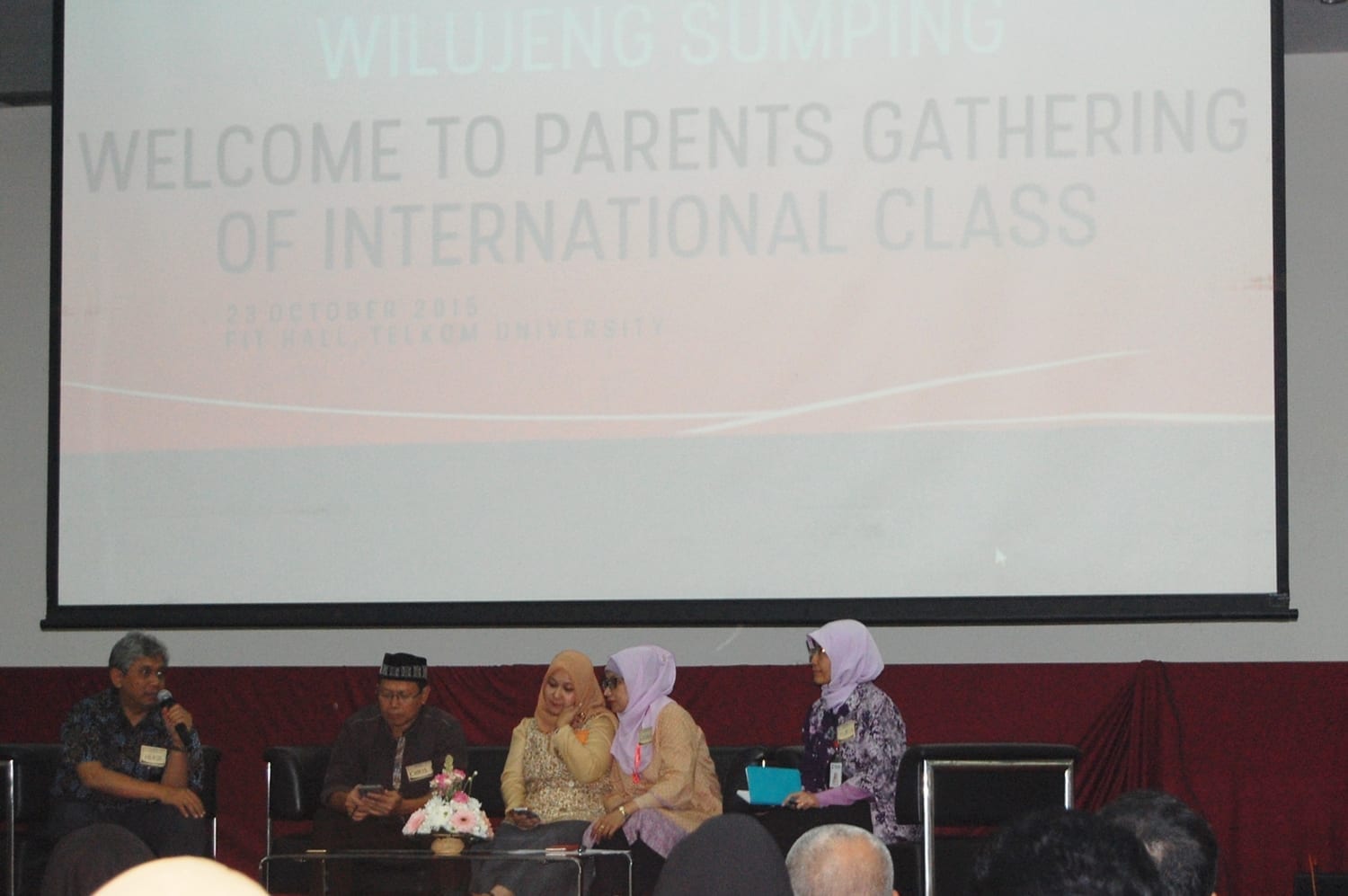 Welcome to Parents Gathering of International Class