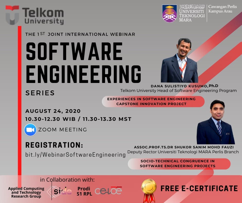 The 1st Joint International Webinar [SOFTWARE ENGINEERING SERIES]