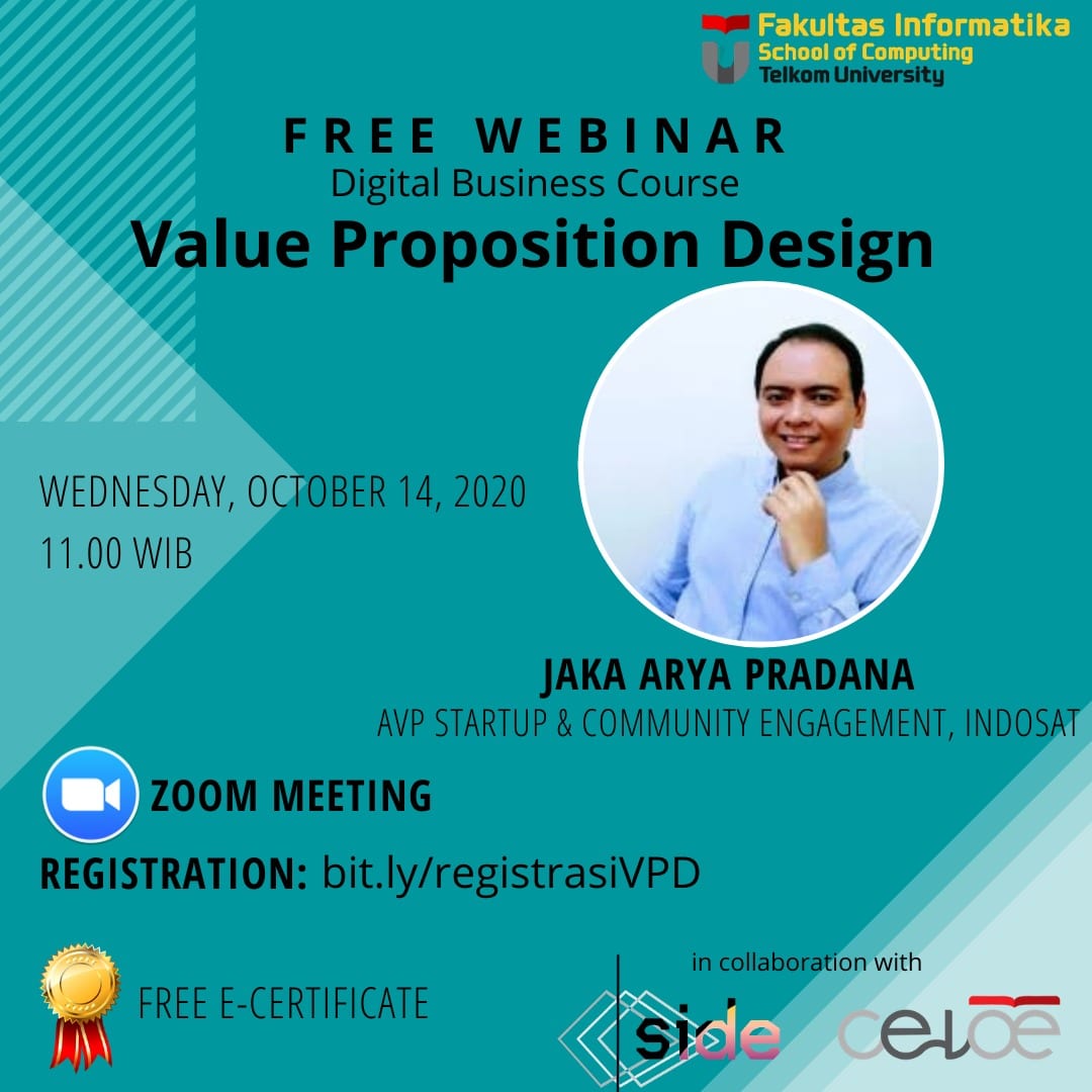 Webinar Digital Business Course VALUE PROPOSITION DESIGN