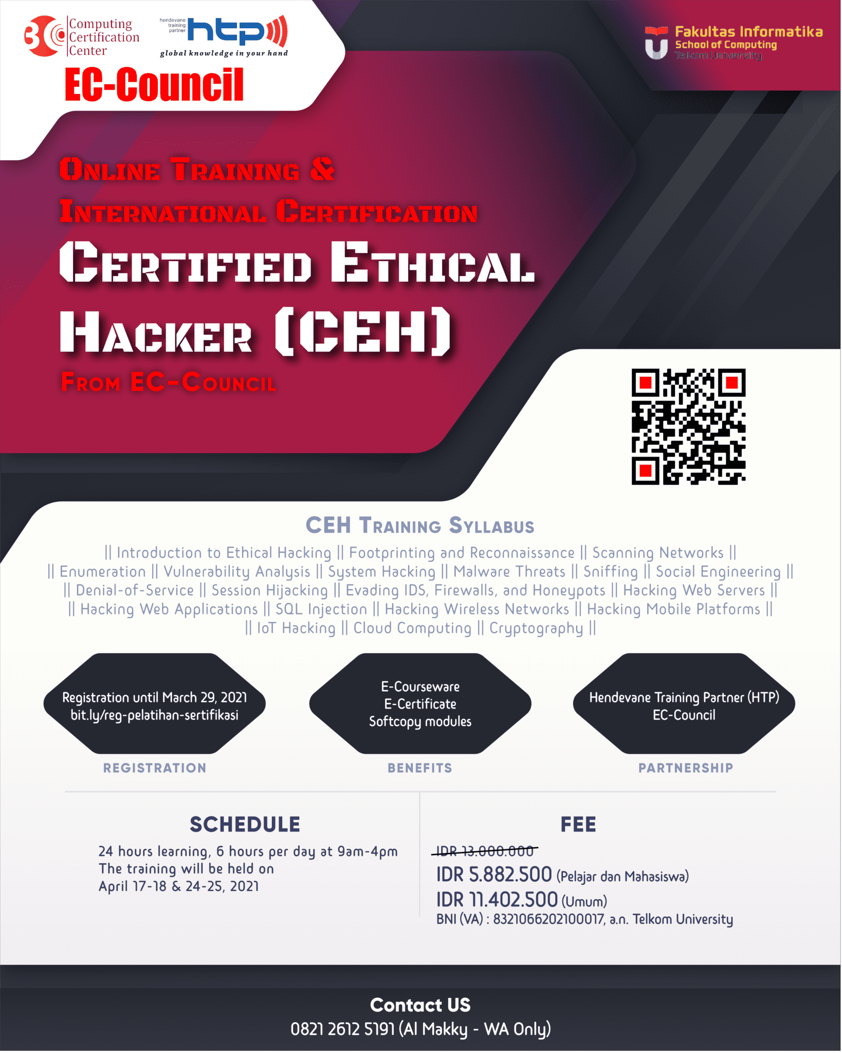 Online Training Certified Ethical Hacker (CEH)