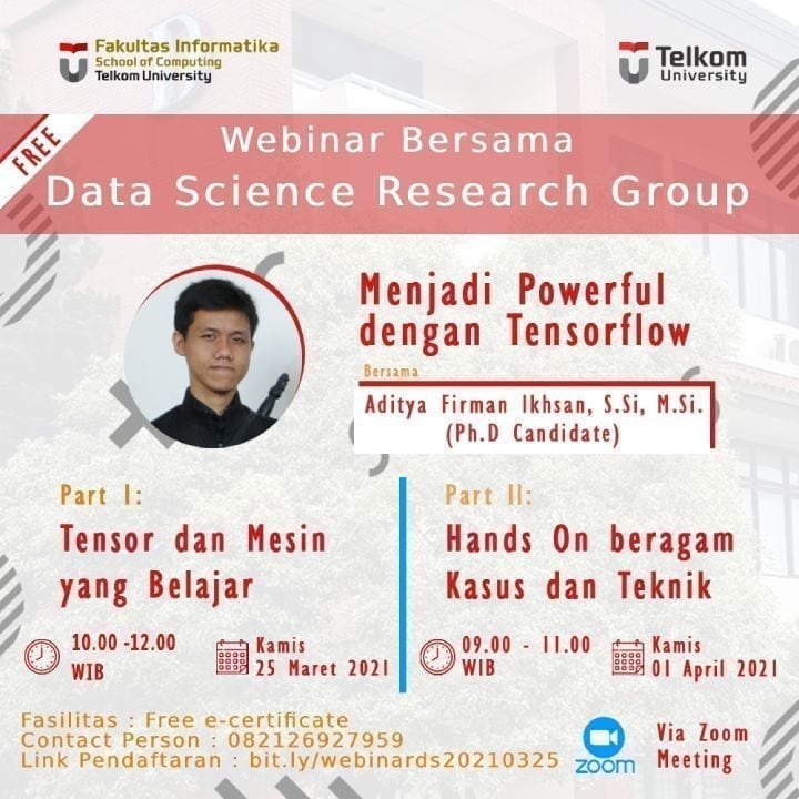 Webinar Menjadi Powerful dengan TensorFlow