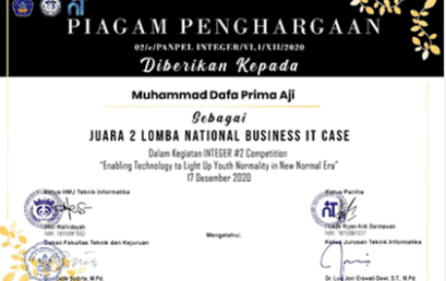 Juara 2 Business Plan Competition