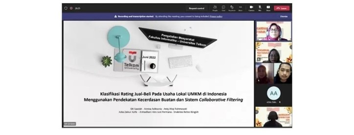 Klasifikasi Rating Jual-Beli Pada Usaha Lokal UMKM di Indonesia menggunakan pendekatan Kecerdasan Buatan dan Sistem Collaborative Filtering