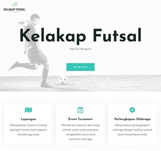 Abdimas Pembuatan Website UMKM Kelakap Futsal