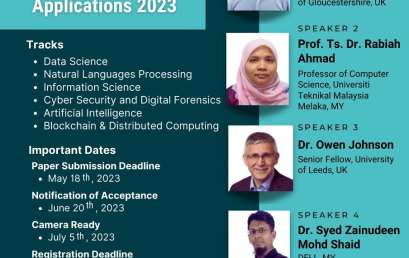 The 6th International Conference on Data Science and Its Applications 2023 (ICoDSA 2023)