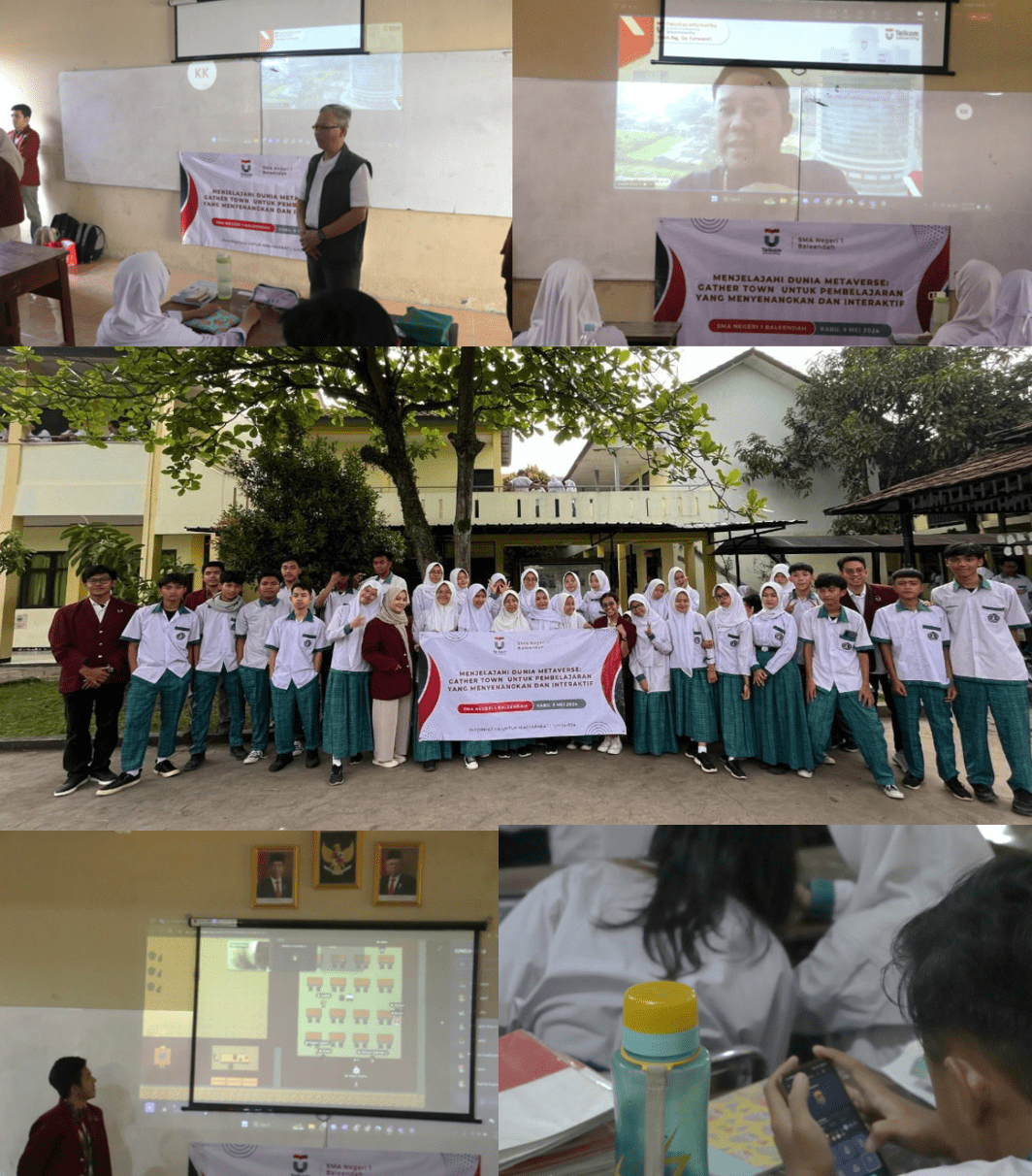 Workshop “Menjelajahi Dunia Metaverse: Gather Town untuk Pembelajaran yang Menyenangkan dan Interaktif” di SMA N 1 Baleendah