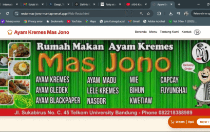 Transformasi Digital UMKM Ayam Kremes Mas Jono Bersama Telkom University