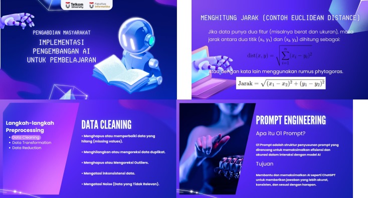 Telkom University Kenalkan Dasar Kecerdasan Buatan di SMKN 4 Bandung