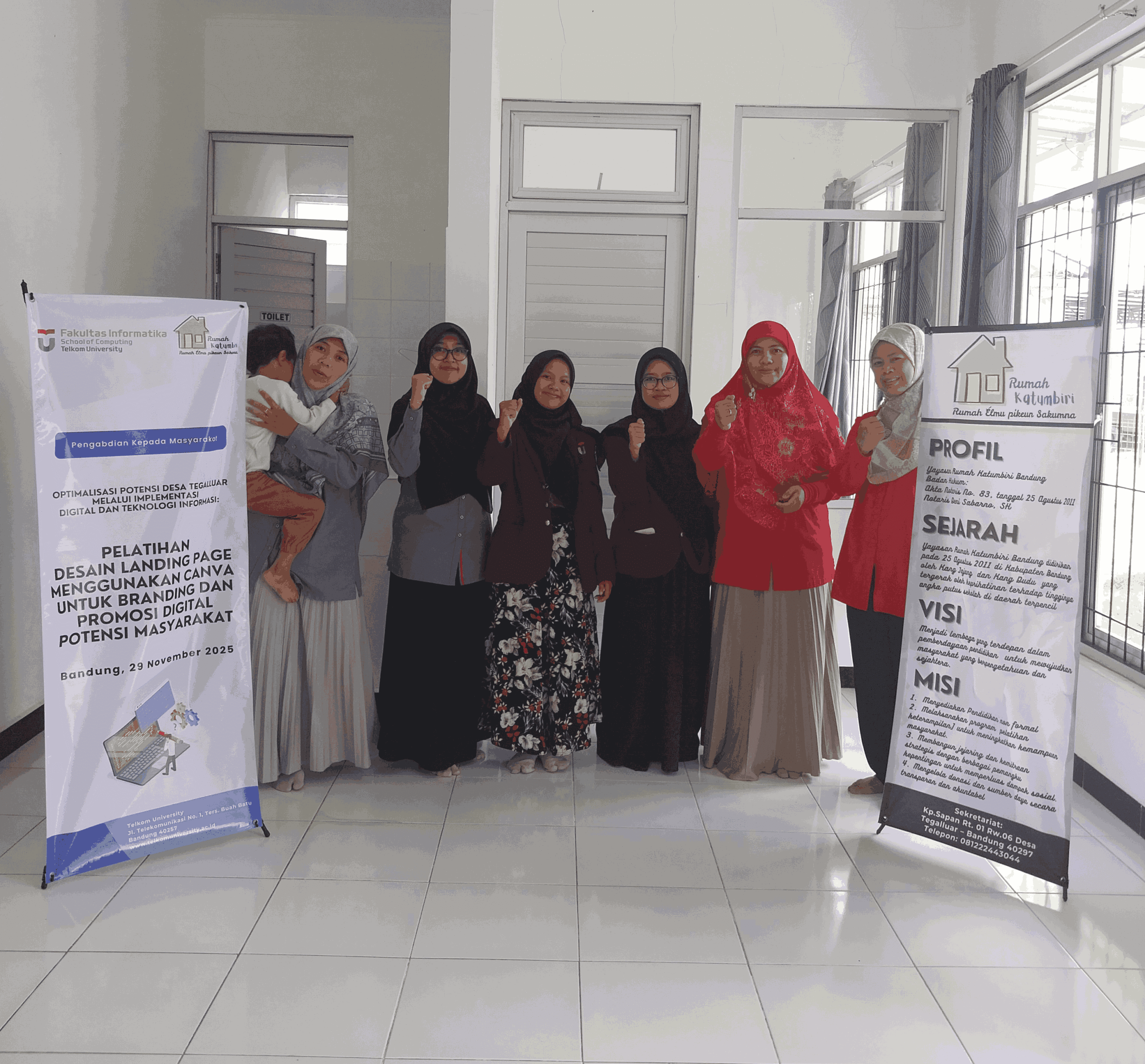PKM Optimalisasi Potensi Desa Tegalluar Melalui Implementasi Digital Dan Teknologi Informasi: Pelatihan Desain Landing Page Menggunakan Canva untuk Media Branding dan Promosi Digital Potensi Masyarakat PKM Optimalisasi Potensi Desa Tegalluar Melalui Implementasi Digital Dan Teknologi Informasi: Pelatihan Desain Landing Page Menggunakan Canva untuk Media Branding dan Promosi Digital Potensi Masyarakat