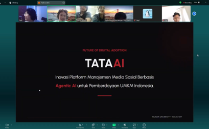 Pemanfaatan TataAI, Platform Manajemen Media Sosial Berbasis Agentic AI untuk Transformasi Digital Mitra Arunami Partner