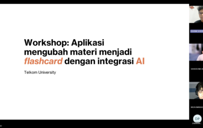 Workshop AI untuk Pembelajaran: Mahasiswa Perkenalkan Aplikasi Flashcard Berbasis AI kepada Siswa SMK Telkom